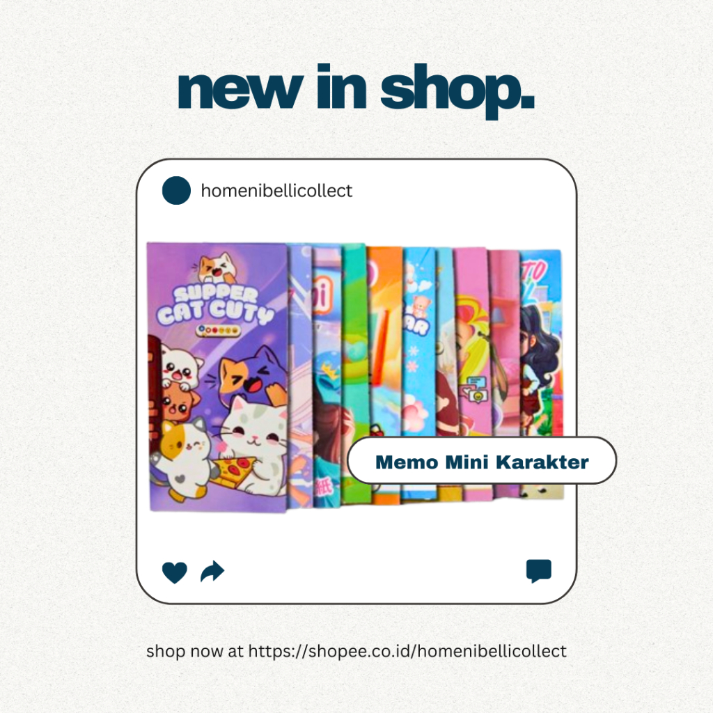 

✅Memopad Mini Princess Cinderella Little Pony Unicorn Isi 20 Lembar