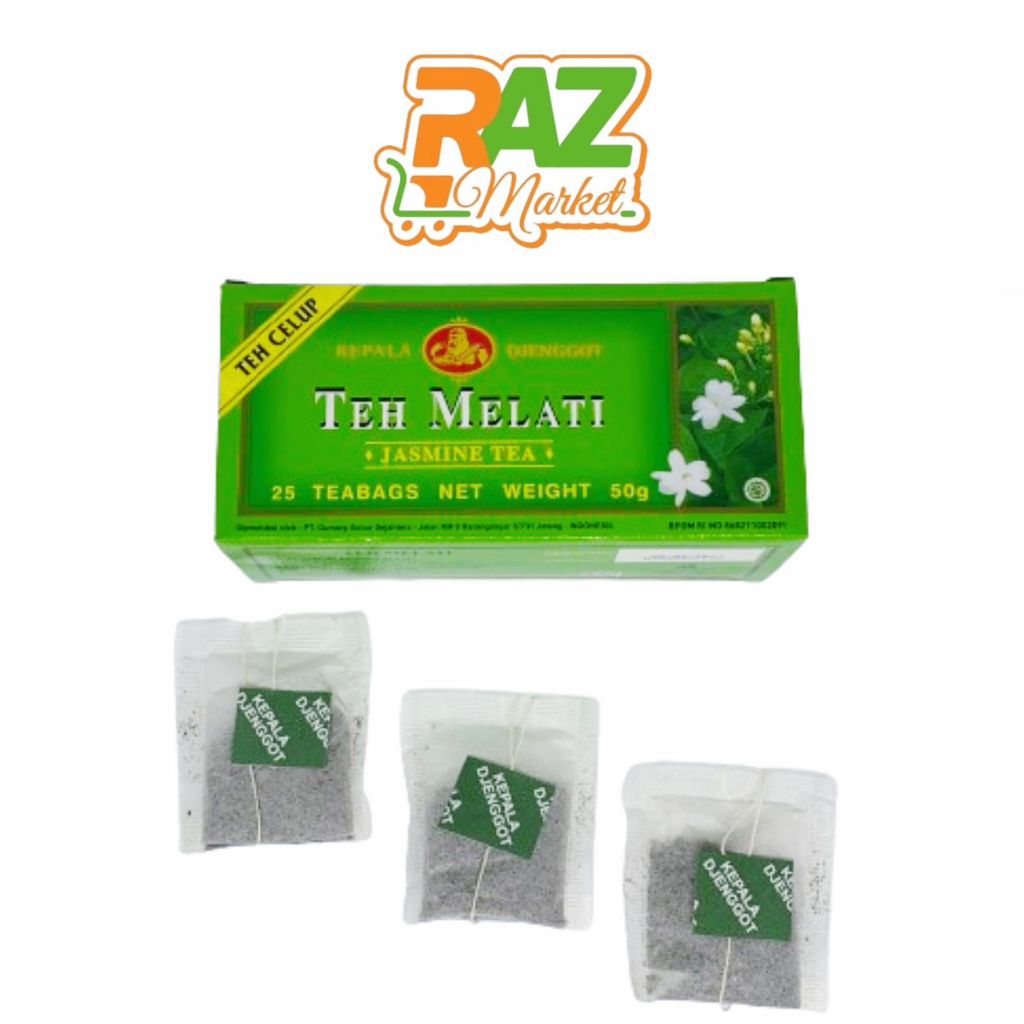 

Kepala Djenggot Teh Melati Celup 25 Kantong 50gr - Teh Celup Sachet Jasmine Tea