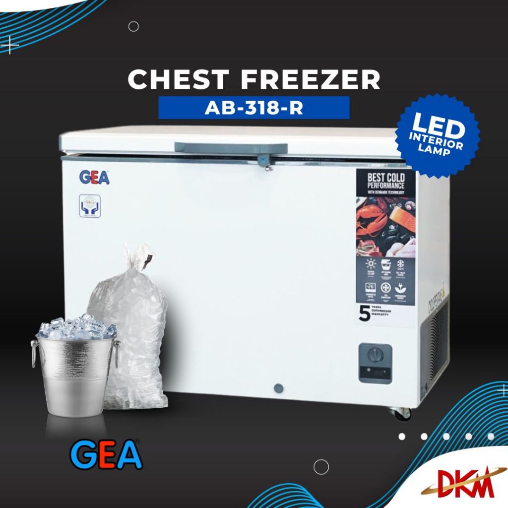 CHEST FREEZER GEA AB-318R / FREEZER BOX Gea 318R / Freezer GEA 300 liter AB 318R AB 318 R