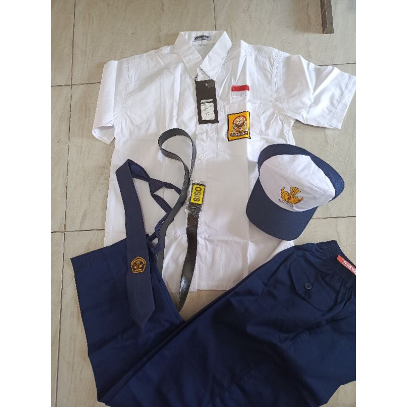 Baju Seragam Sekolah SMP MTs Biru Putih