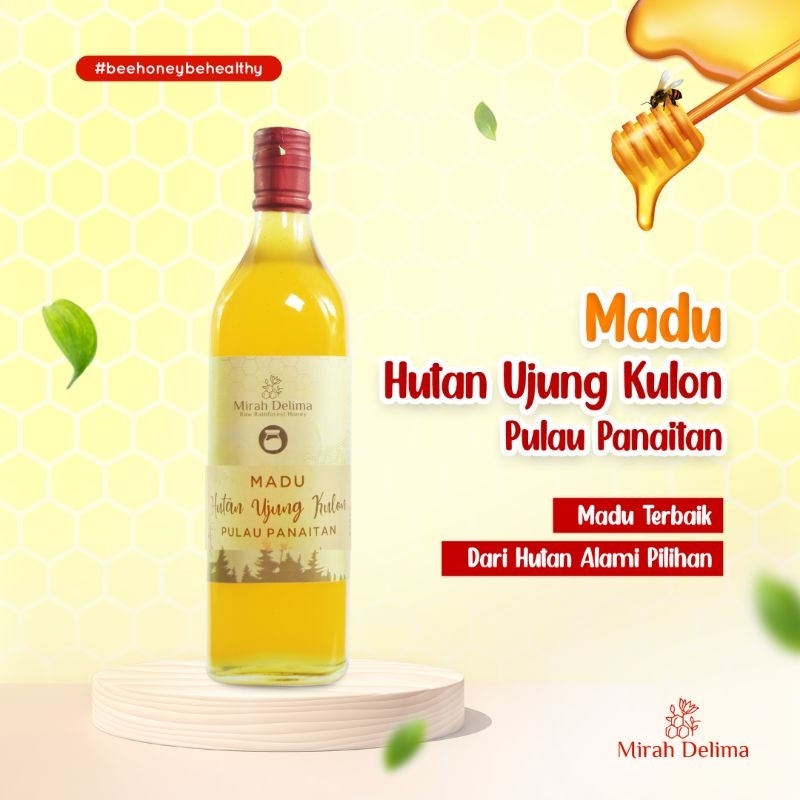 

Madu Hutan Ujung Kulon - Raw Rainforest Honey - 600 ml - Botol Kaca