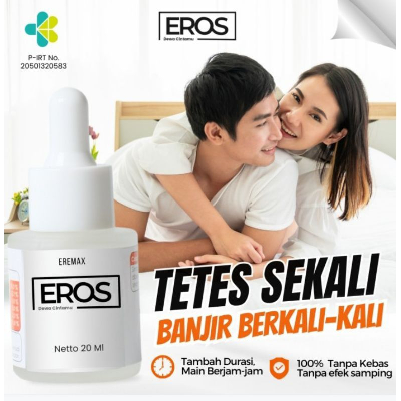 Eros Tetes Pria Perkasa Original EROS EDT 100ML /Serum Tetes Pria Perkasa tahan lama