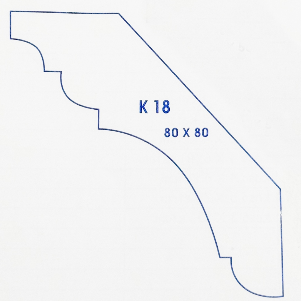 Lis Profil Kayu K18 | Molding Kayu K18 | Molding K18