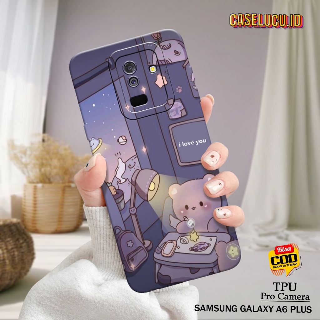 Casing Hp Samsung A6 Plus Terbaru - Case Lucu - Case Samsung A6 Plus - Fashion Case Kartun - Soft Ca