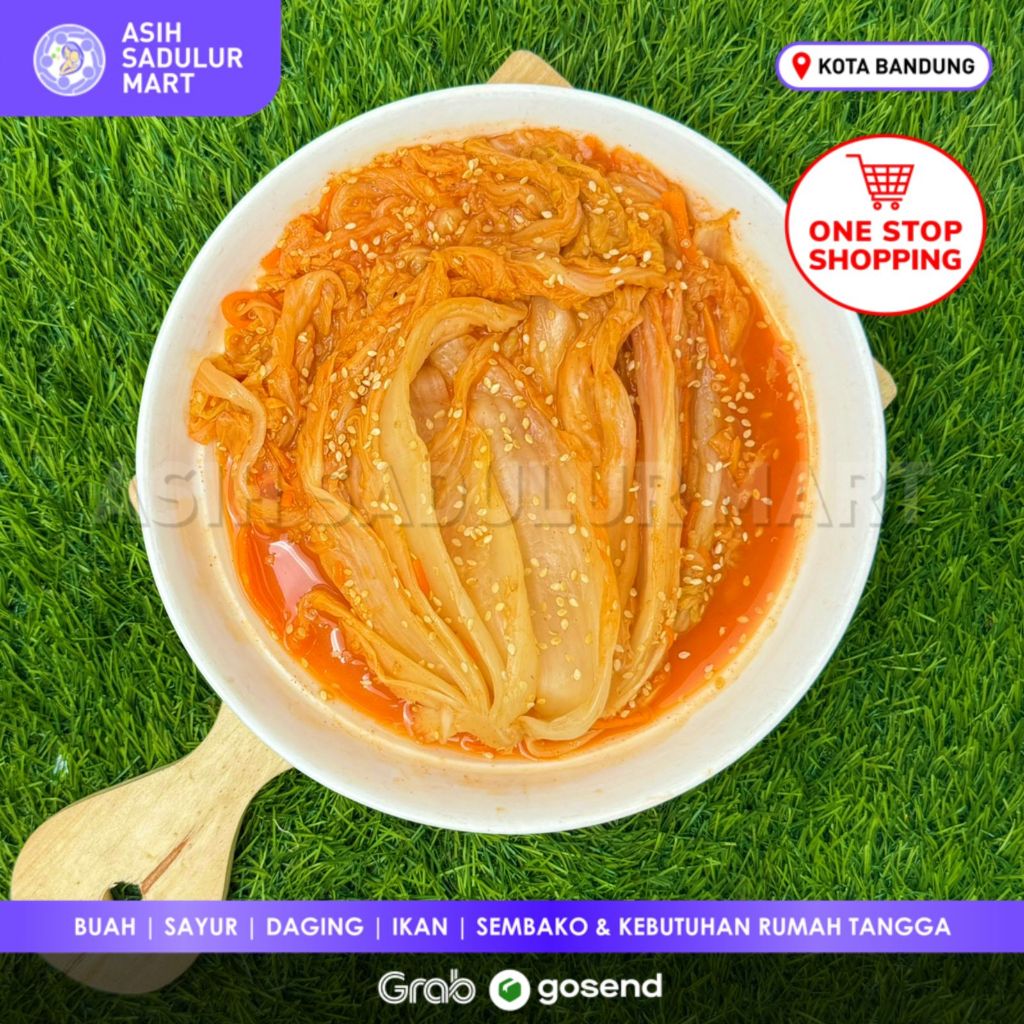 

Kimchi Sawi Fresh Korea Halal 500g Promo | Asih Sadulur Mart Bandung