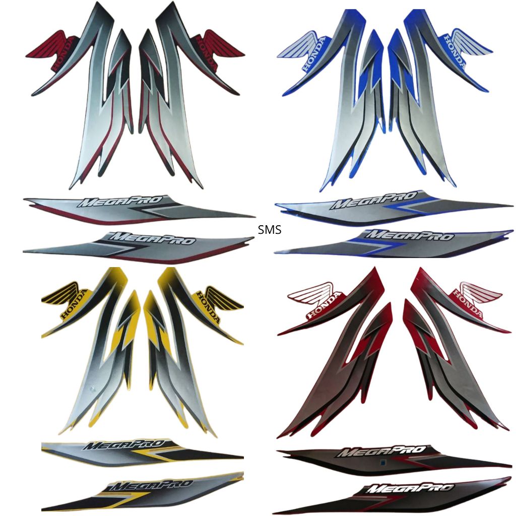 Striping original motor Honda Megapro Primus tahun 2008 2009 aksesoris