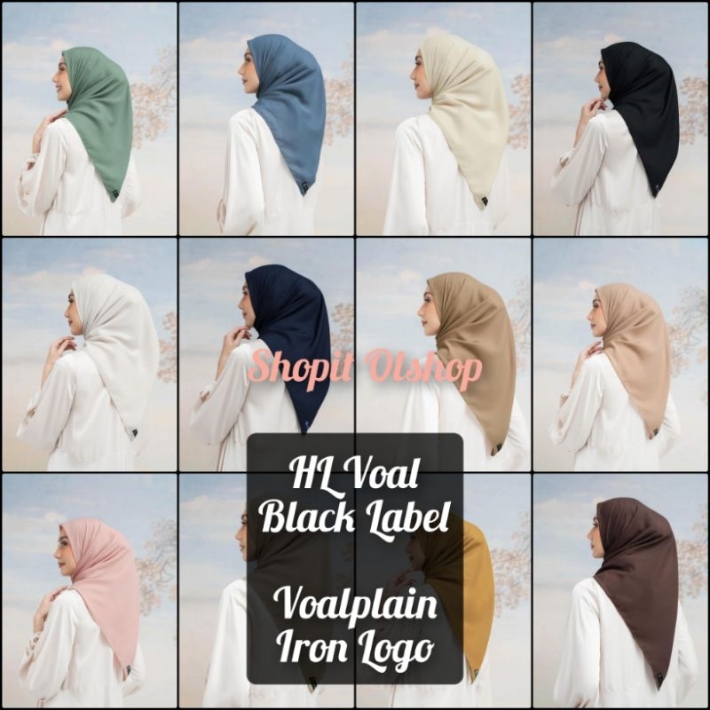 HL Glazed Voal Plain HL Voal by Heaven Lights