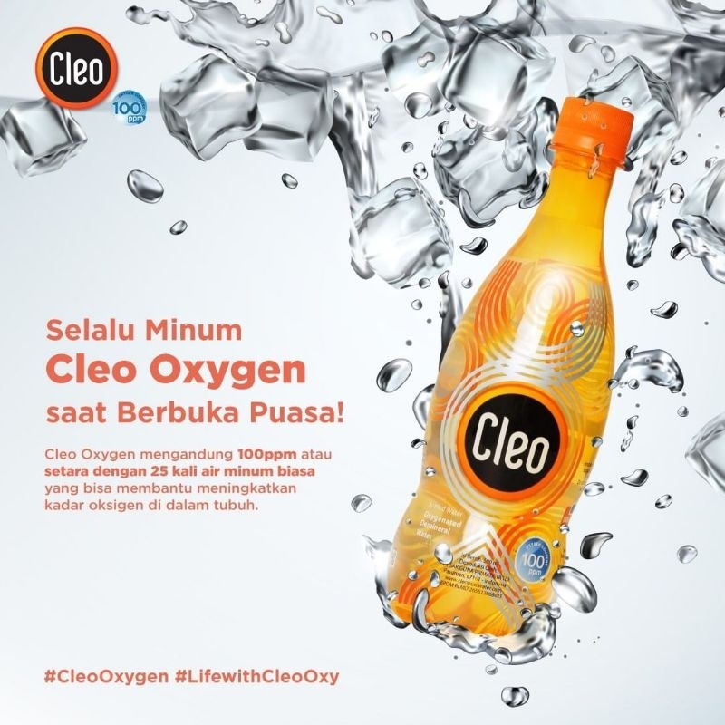 

Air Cleo Oxygen 500ml 1Dus (isi 24 botol) satuan perbotol