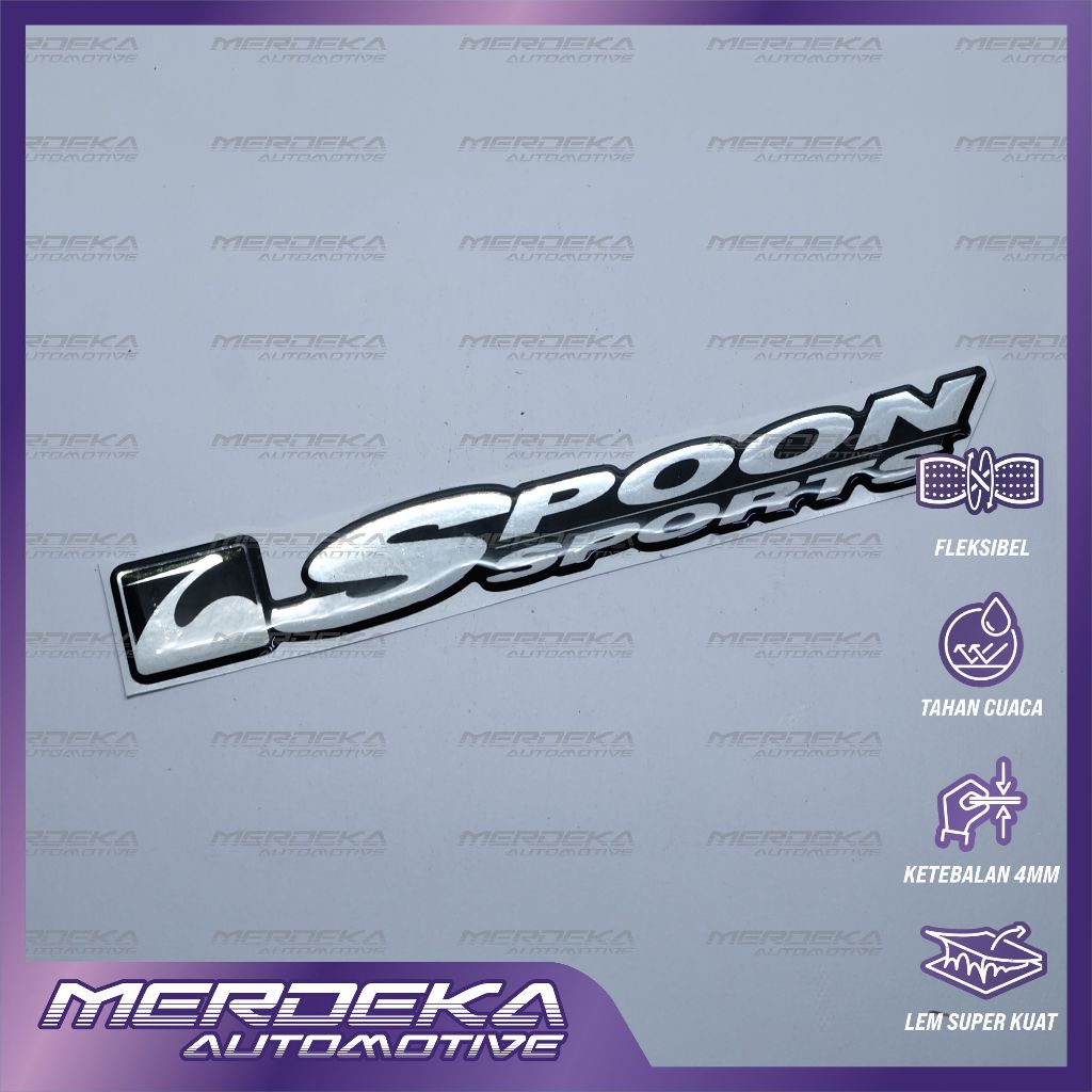 emblem timbul spoon sport honda | emblem logo spoon sport