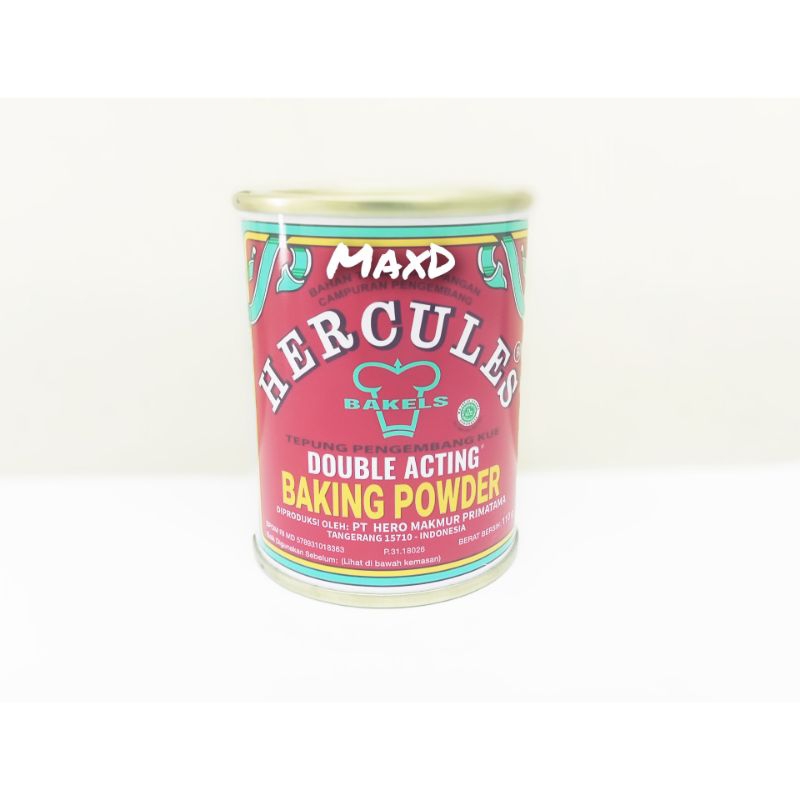 

HERCULES Double Acting Baking Powder 110 gr 1 Pcs