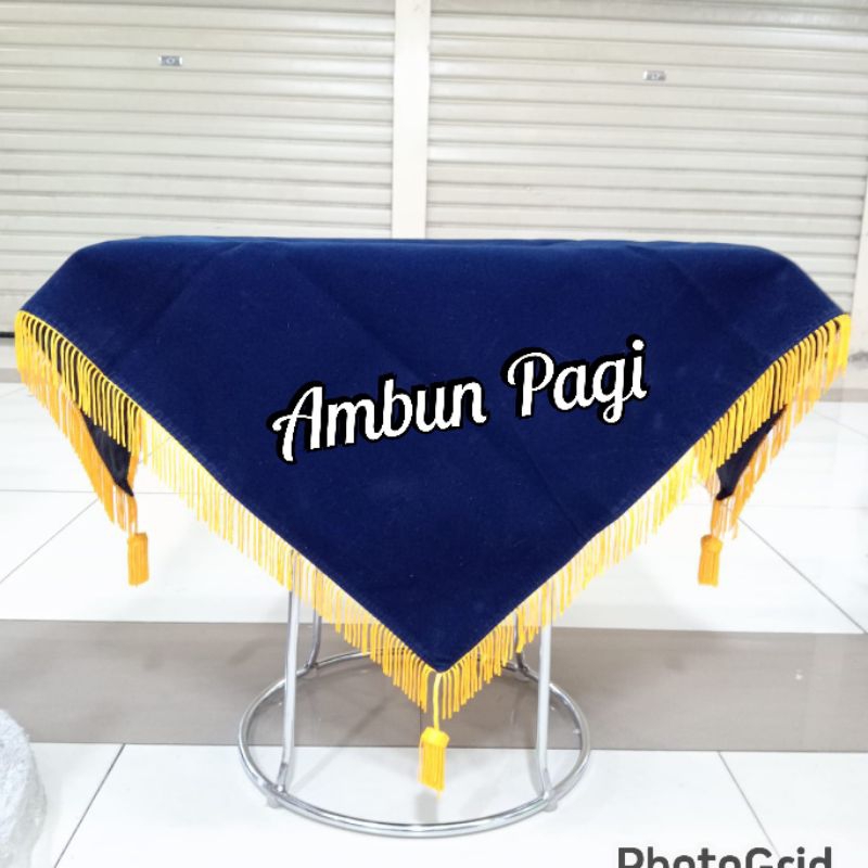 

best seller alas baki paskibra alas baki upacara bendera warna biru Dongker polos