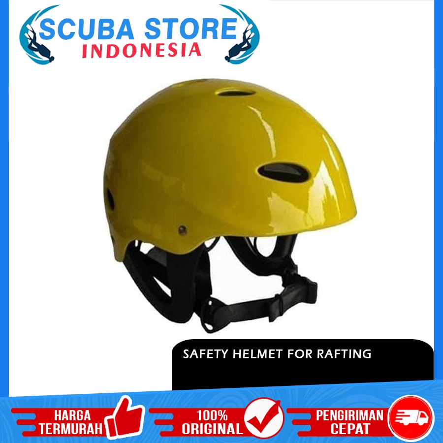 Helm Rafting Pelindung Kepala Olahraga Panjat Tebing Flying Fox Climbing Arung Jeram Boating Sport S