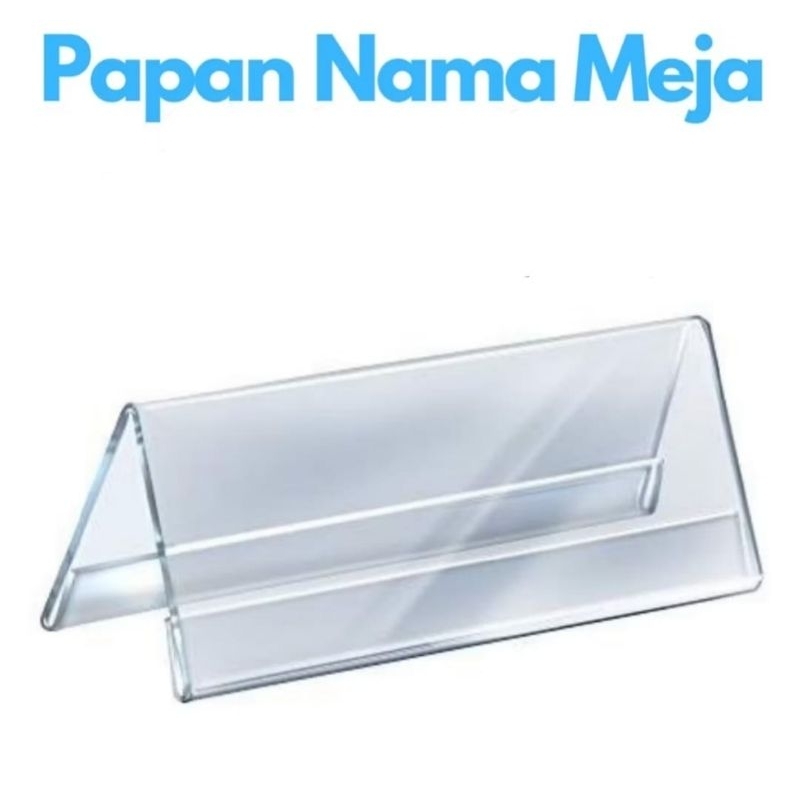 

Papan nama meja selip akrilik acrylic name tag nametag desk