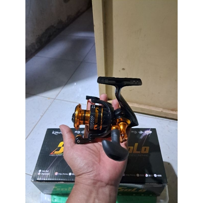 reel spining katana solo power hendel ukuran 3000