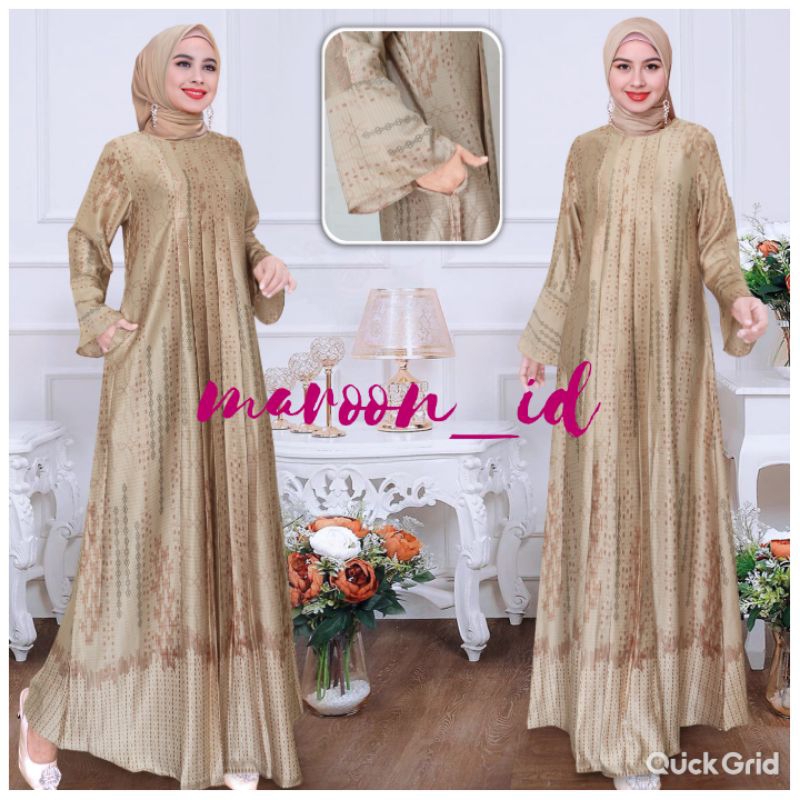 (cod)jumbo .gamis muslim wanita bahan silk premium.gamis wanita model terbaru.gamis muslim wanita pa