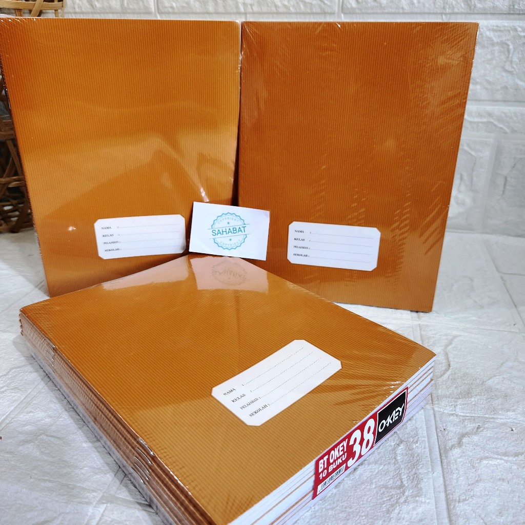 

BUKU TULIS OKEY 38 LEMBAR 1 PAK ISI 10 PCS MOTIF SAMPUL UKURAN KWARTO