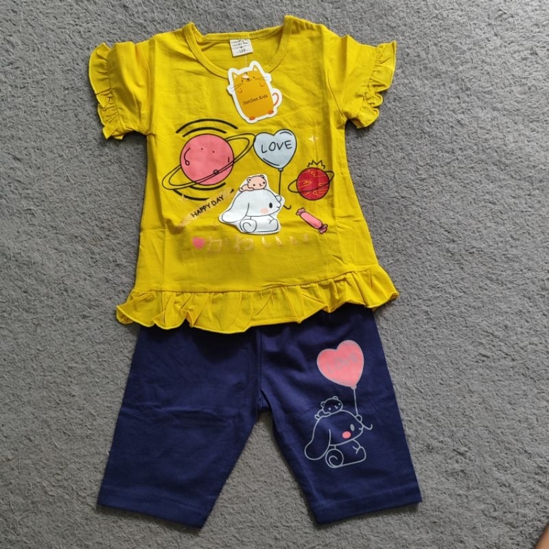 Setelan anak perempuan sensen kids premium