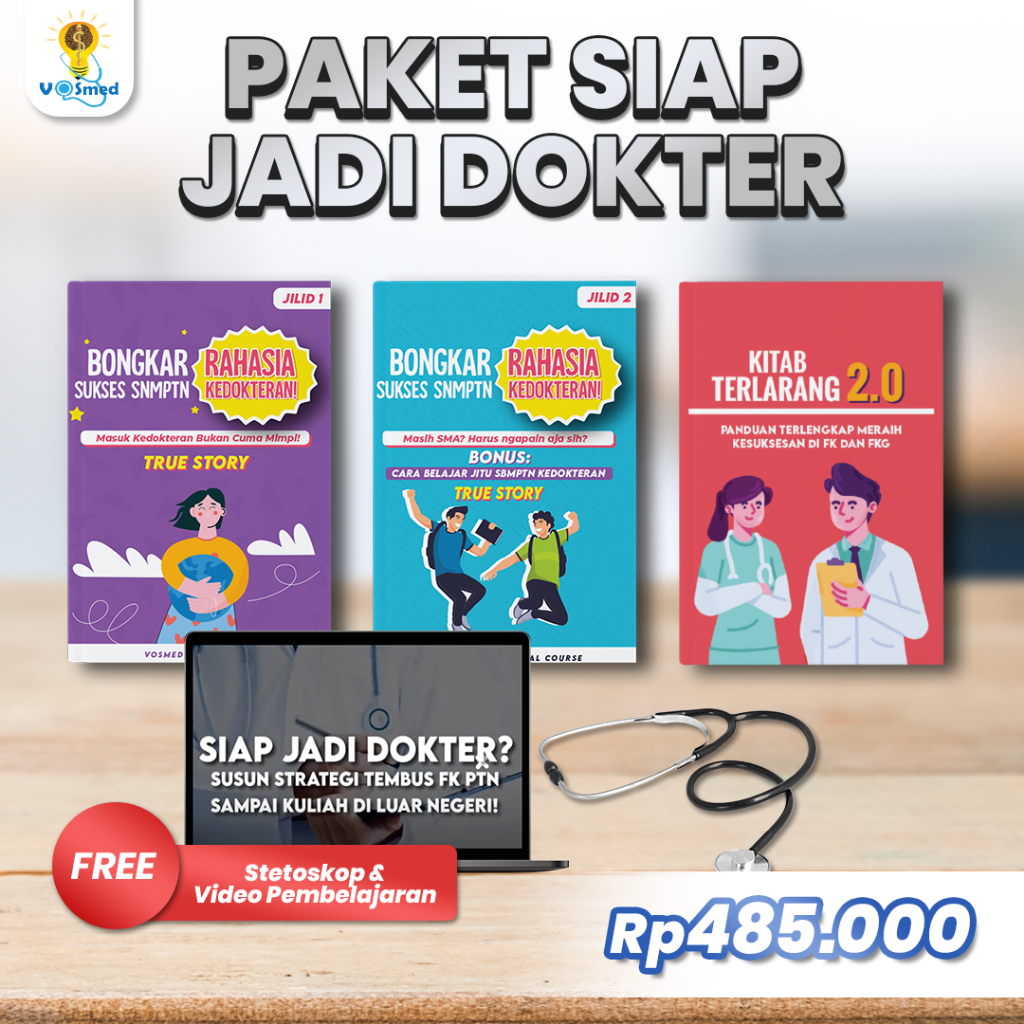 Paket Komplit Buku Untuk Persiapan Pejuang Masuk Kedokteran - Paket Siap Jadi Dokter