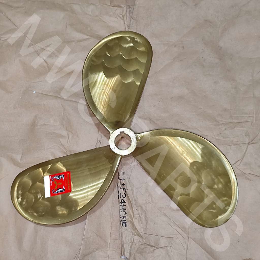 KIPAS PERAHU | BALING BALING KAPAL | PROPELLER | RH[PUTARAN KANAN] | HIMASAKU [KUNINGAN] | 25x19