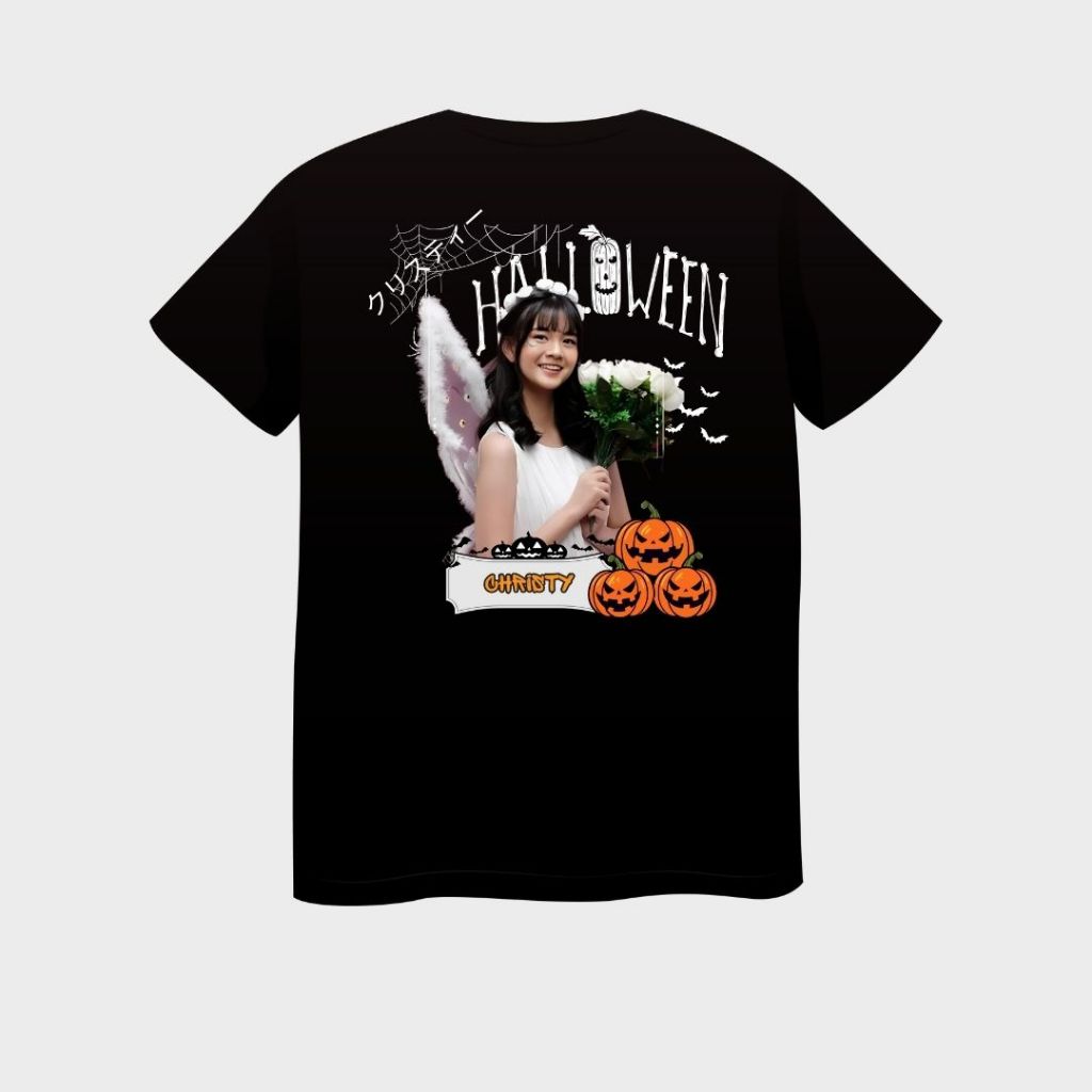 Kaos JKT48 Halloween Baju JKT48 Spesial Halloween | Kaos Christy JKT 48 | Kaos Unisex Pria Wanita | 