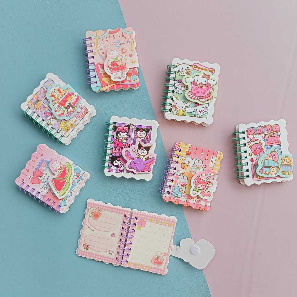 

LBH Notebook Spiral Mini A7 / Buku Catatan / MEMO KECIL A7 SPIRAL isi 80 Lembar Dengan Perekat 2787F3