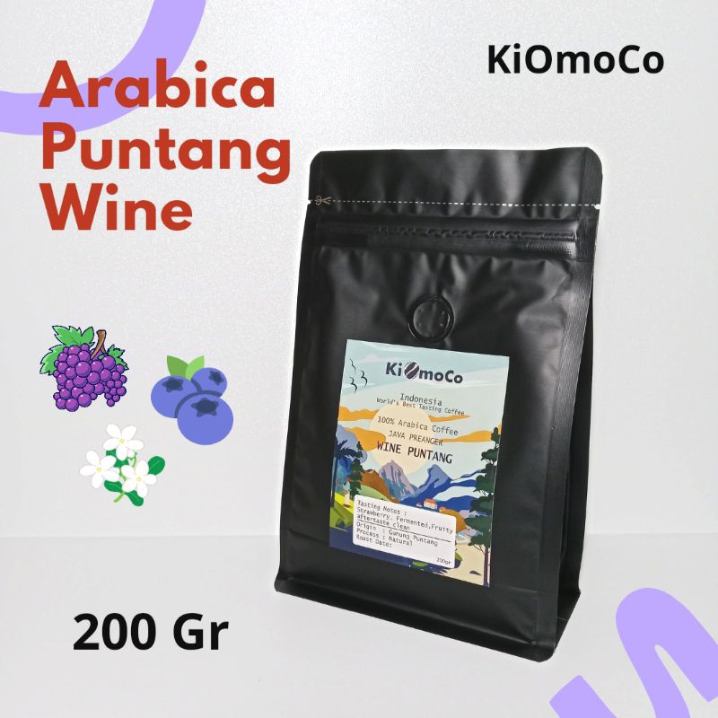 

Kopi Arabica Wine Puntang - Kopi Arabika Puntang Wine - Biji / Bubuk