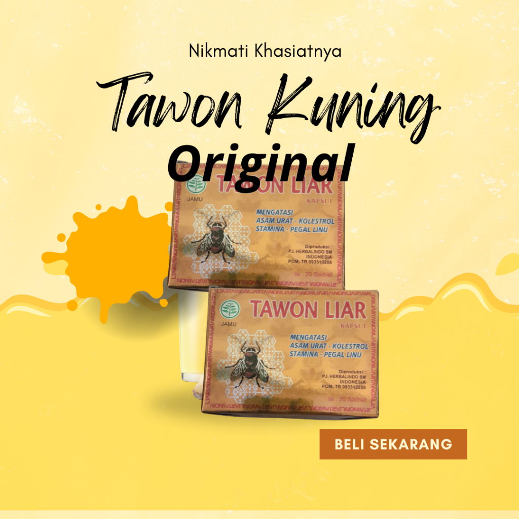 

LAMUNAN - Terlaris Herbal Tawon ( liar dan kuning ) minuman herbal untuk asam urat pegel linu Berhologram