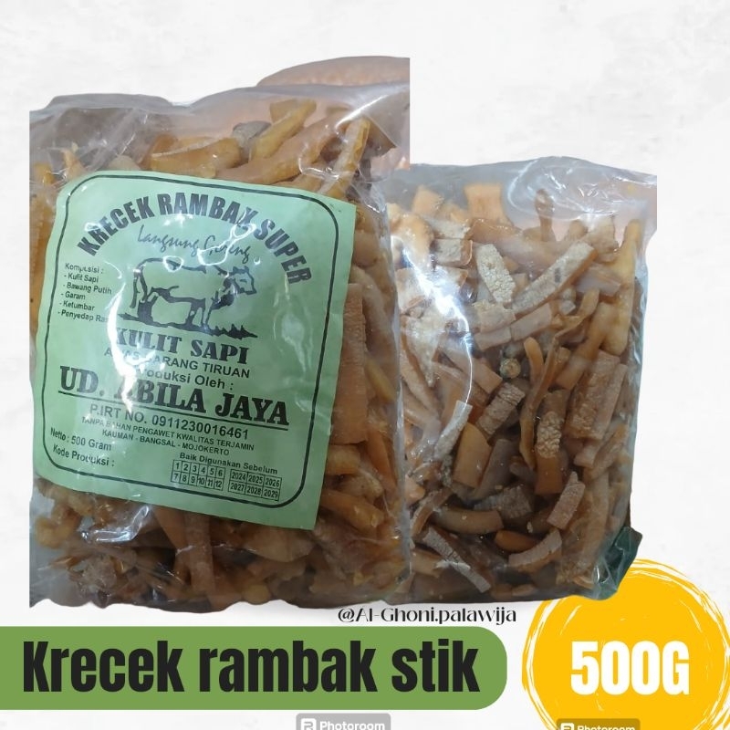 

Kerupuk rambak stik B