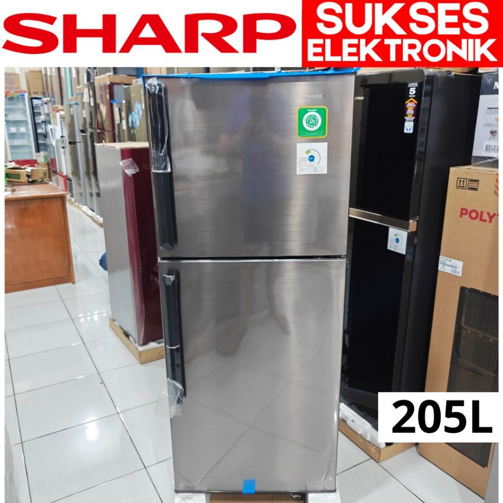 KULKAS SHARP SJ-246GC / LEMARI ES 2 PINTU SJ 246GC 246 GC