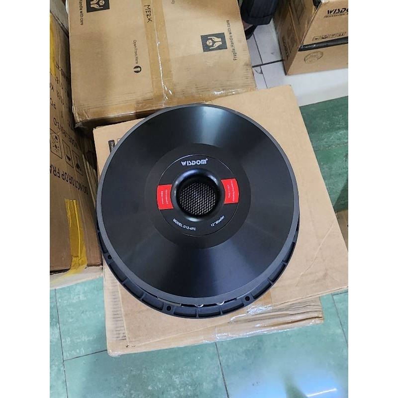 (FREE PETI KAYU) Speaker WISDOM 12 inch D12-4FC / D12 4FC Original