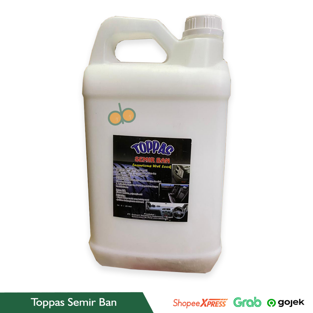 Toppas semir ban 5 Liter Pengkilat ban motor mobil 5L