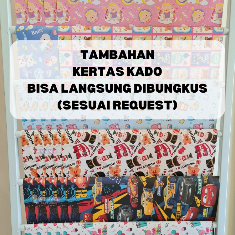 

[PELENGKAP] Kertas Kado Kelahiran dan Ulang Tahun Bisa Langsung Dibungkuskan