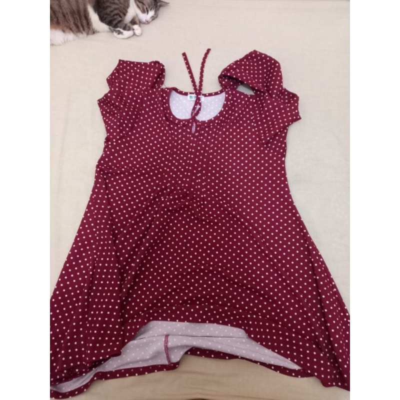tunik polkadot