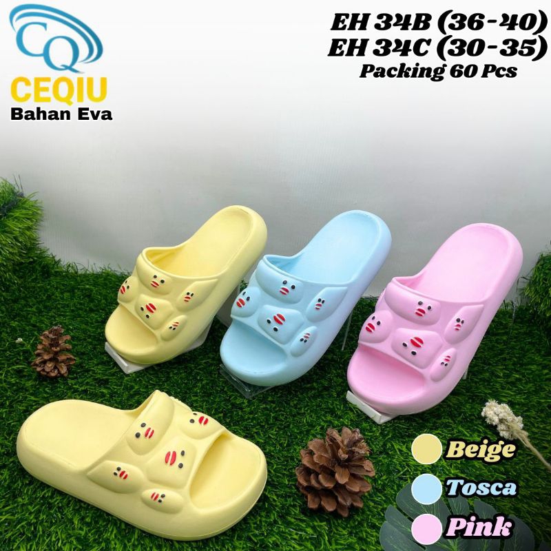 Sandal Slide Slip On Anak-anak / Wanita Dewasa Jelly MINI-SO Lucu Elegant Nyaman Anti Selip Sepatu S