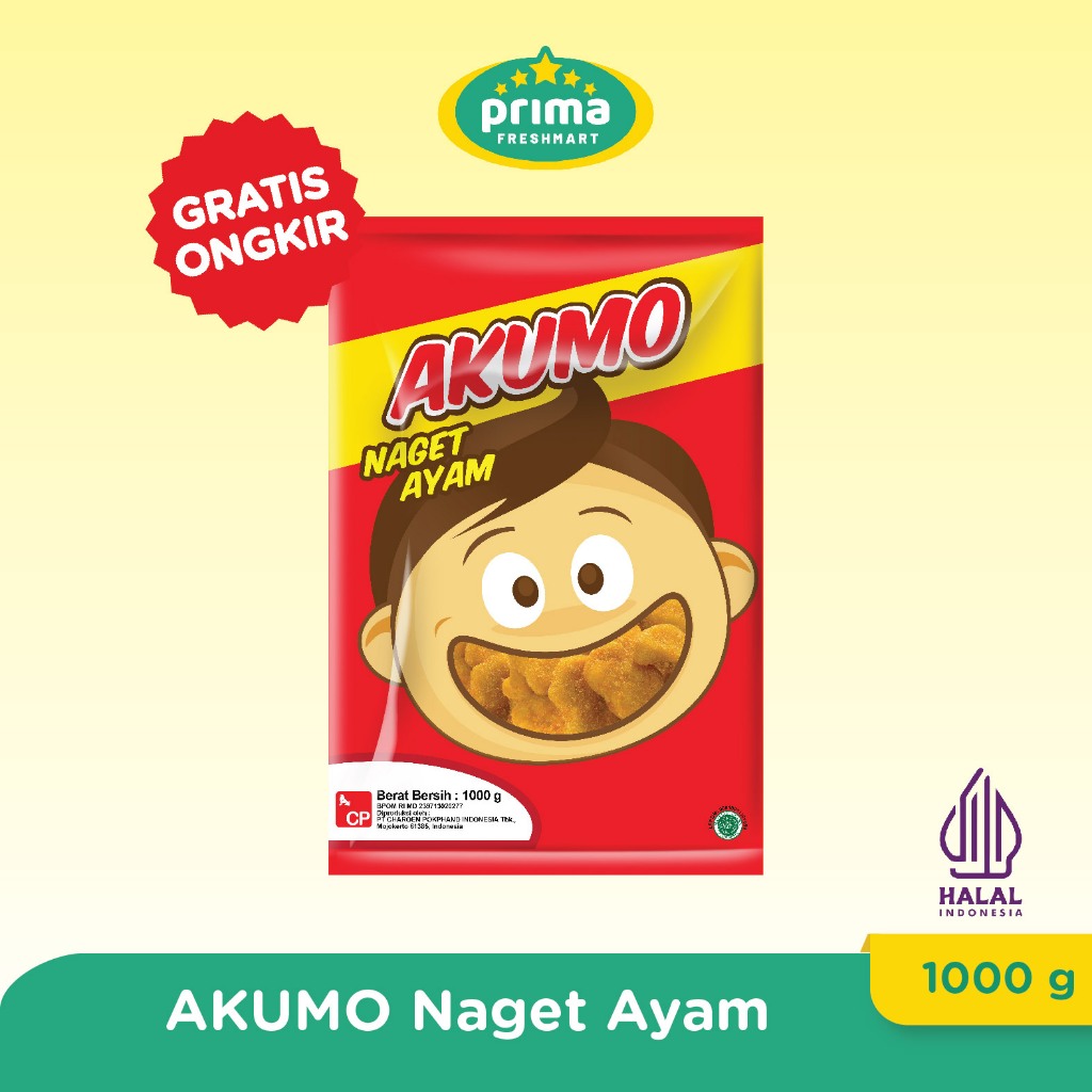 

Paket Akumo Chicken Nugget 1000 Gr (2 Pcs)
