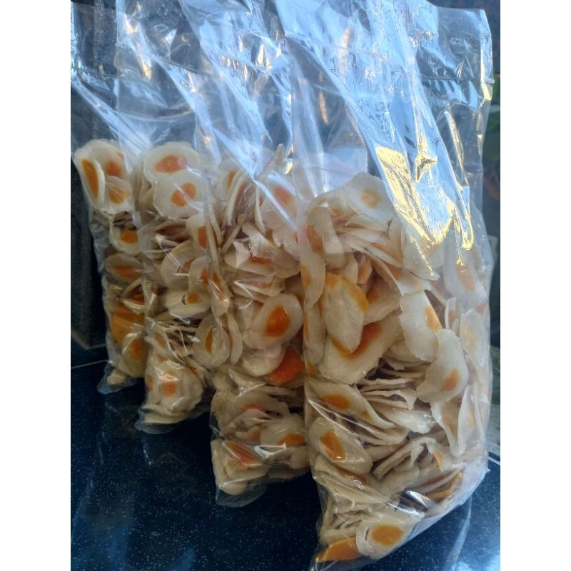 

Kerupuk telur asin 250g