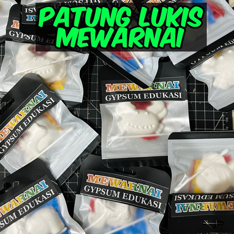 Patung Lukis Gypsum DIY Mewarnai Mainan Anak gypsum mewarnai patung lukis mewarnai anak paket mewarn