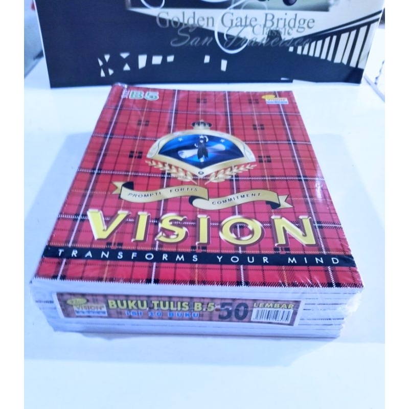 

BUKU TULIS VISION 50 LEMBAR (ISI 10 BUKU)