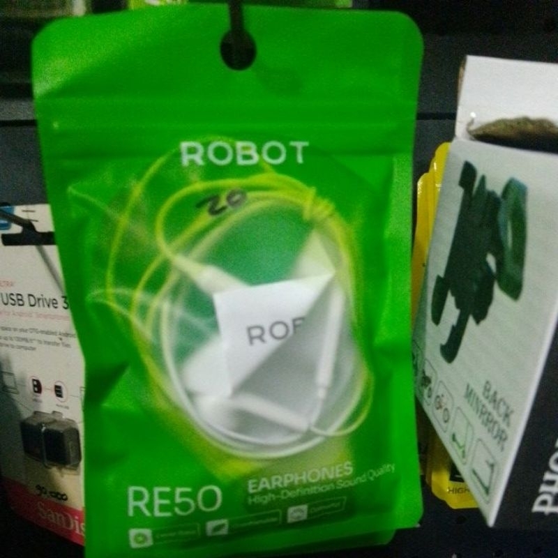 headset robot RE 50, tanpa karet