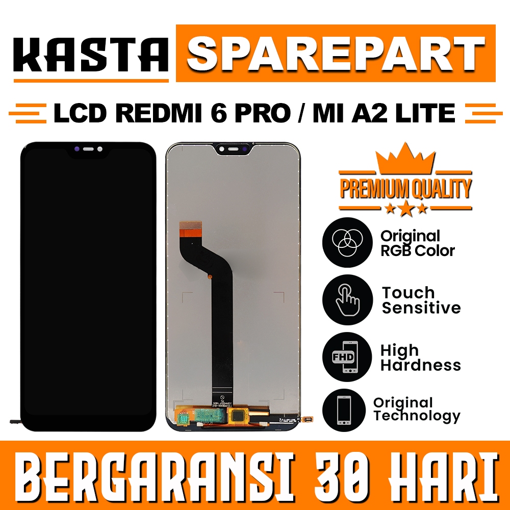 【LCD ORIGINAL】LCD FULLSET REDMI 6 PRO / MI A2 LITE LCD TOUCHSCREEN KUALITAS ORI 100%
