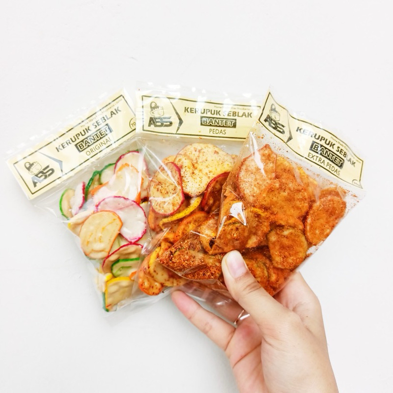 

Kerupuk seblak varian Original