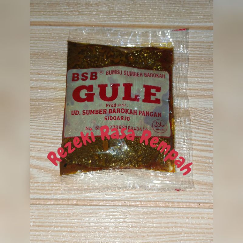 

Bumbu Masak Instan BsB Gulai Gule