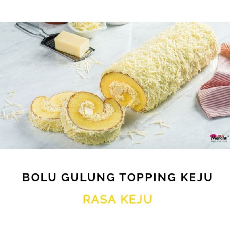 

BOLU GULUNG MERANTI RASA KEJU TOPING KEJU