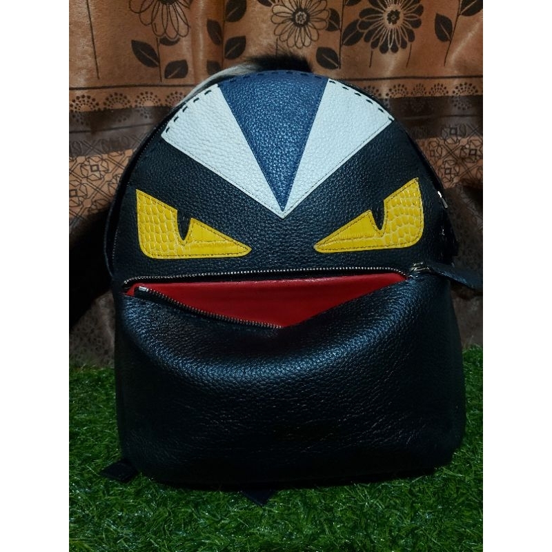 Fendi Monster Backpack, (second) size Large muat laptop 15 inc