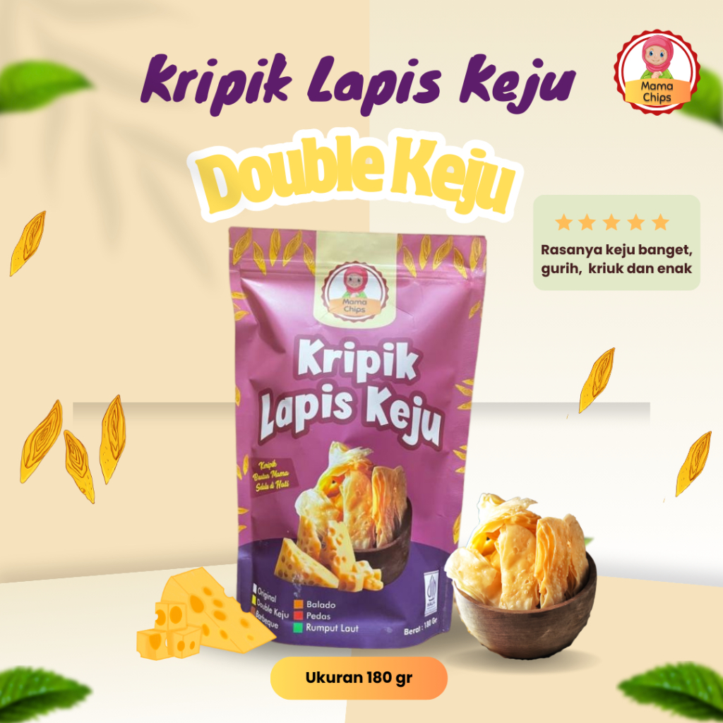 

kripik Lapis Keju/ Kripik Malaysia - Double Keju