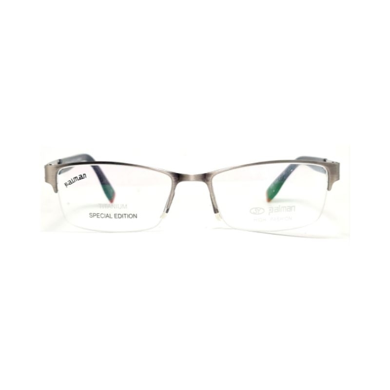 Frame Kacamata Palman Titanium 018 C2 53-17-138 spring pergas silver