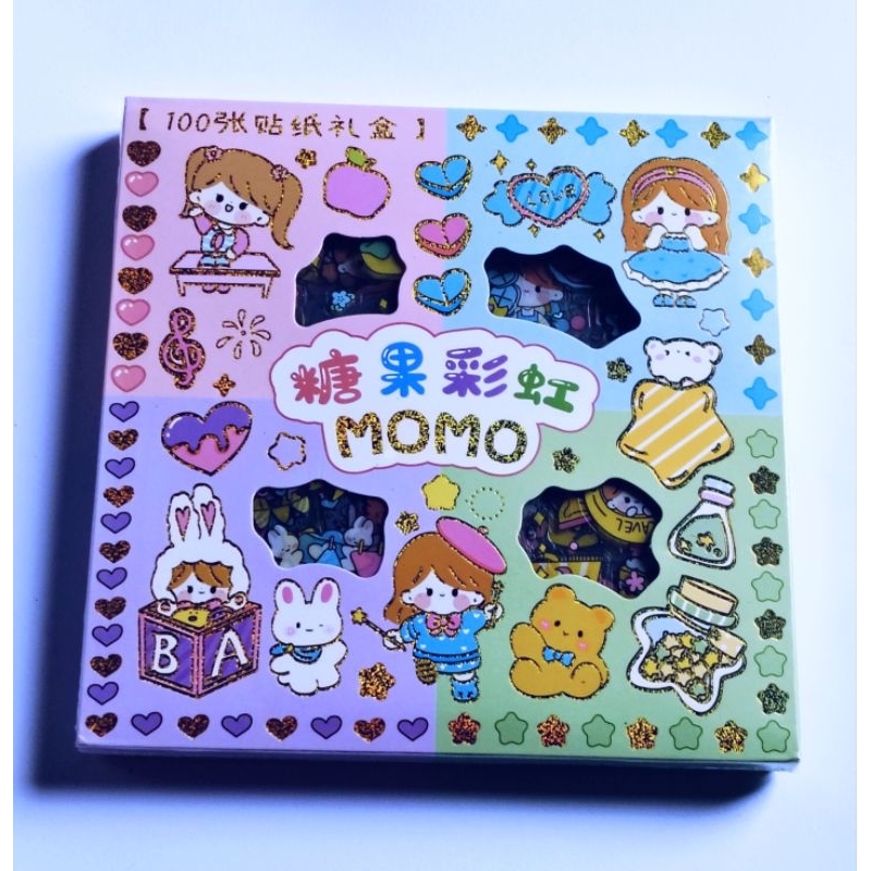 

SETIKER 100 lembar SETIKER momo motif kartun Korea lucu anti air
