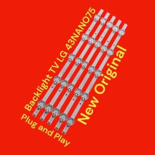 BL - Backlight - beklite - TV LG - 43NANO75 - LAMPU TV LG 43NANO75 ORIGINAL
