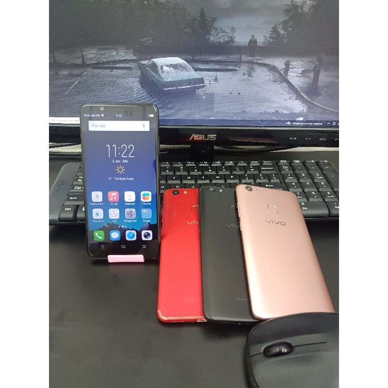 vivo Y79,v7 plus vivo v7+ ram 4GB rom 64GB second  murah