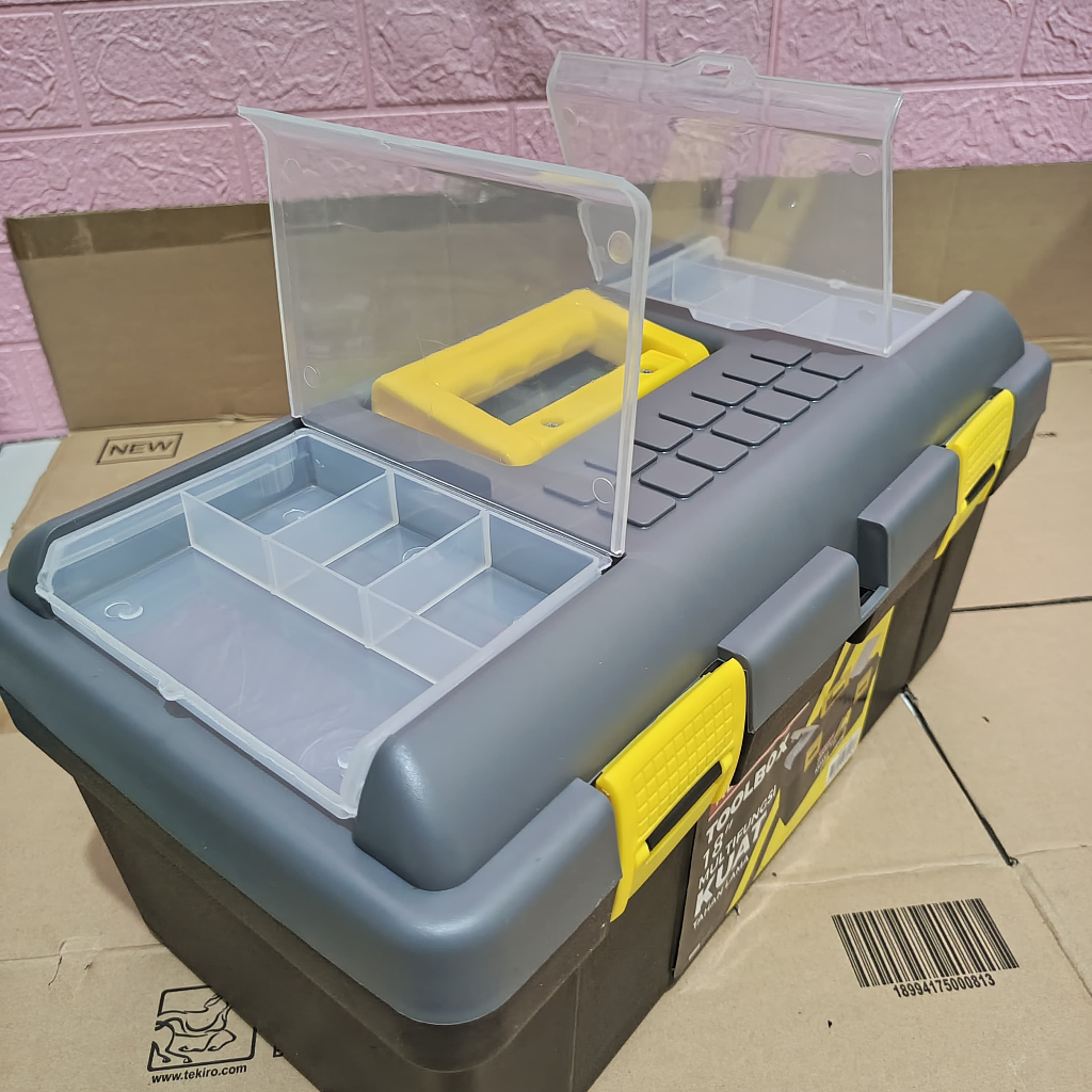 Tool Box Besar 18" KENMASTER/ Toolbox Kotak Peralatan Perkakas tool box jumbo tool box besar